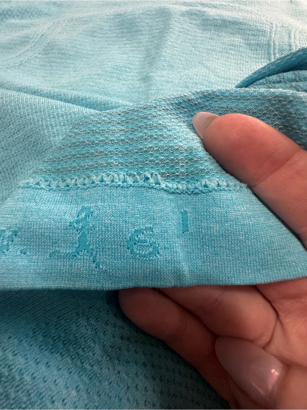 Lululemon Swiftly Racerback Tank - Turquoise Blue - Picture 4 of 4